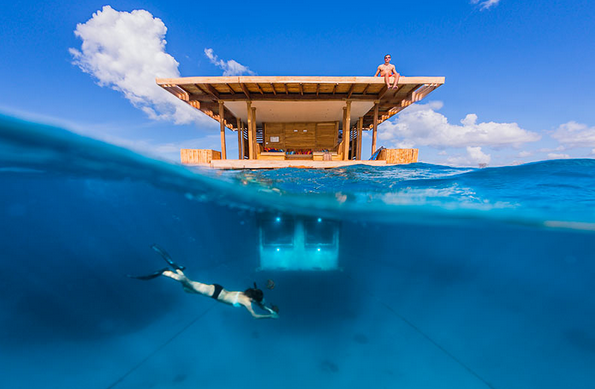 Conheça o hotel submerso da Tanzânia
